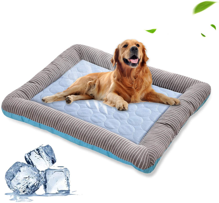 Paws & Palz Pet Cooling Pad Bed For Dogs Cats Puppy Kitten Cool Mat Pet Blanket Ice Silk Material Soft For Summer Sleeping Breathable