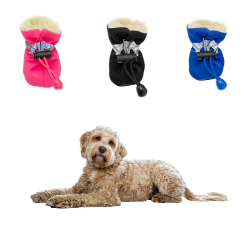Paws & Palz Dogs Winter Warm Shoes 4 PCS Set